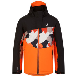Veste d'hiver enfants Dare 2b Humour II Jacket orange Puffins Orange Geo Camo/Black