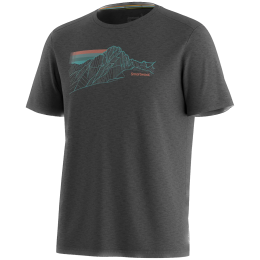 T-shirt fonctionnel homme Smartwool Men's Alpine Trace Active Short Sleeve G gris Chrcl H