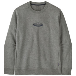 Sweat-shirt homme Patagonia Men's '95 Oval Logo Uprisal Crew Sweatshirt gris Gravel Heather