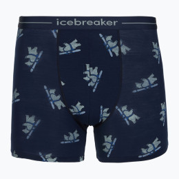 Caleçons fonctionnels homme Icebreaker Men M 150 Anatomica Boxers BearTourAOP