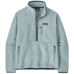 Sweat-shirt femme Patagonia Retro Pile Marsupial bleu clair Virtually Blue