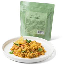 Repas prêt à manger Food Force Sauce au poulet et au curry avec riz 300 g