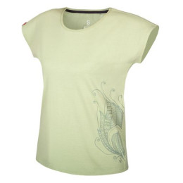 T-shirt femme Ocún Kimo T Women Blossom-Art jaune-vert Green Soft
