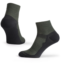 Chaussettes Zulu Merino Lite vert green/black