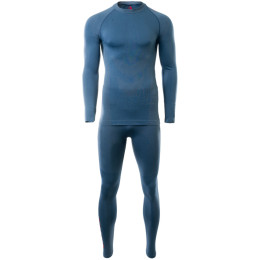 Sous-vêtements thermiques hommes Hi-Tec Zareen set bleue DarkDenim/CopelBlue