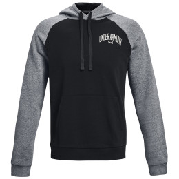 Sweat-shirt homme Under Armour Rival WM Colorblock HD noir / gris Black/Pitch Gray Light Heather/Onyx White