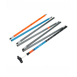 Sonde avalanche Ortovox Probe Alu 280 bleu / orange Silver