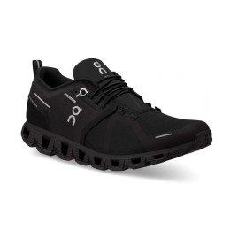 Chaussures de running femme On Running Cloud 5 Waterproof vert All Black