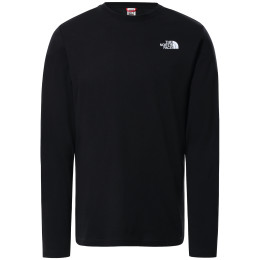 T-shirt homme The North Face Red Box Tee Long Sleeve noir/vert Tnfblk/Thymbrshwdcamprint