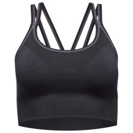 Soutien-gorge sport Black Diamond W Crux Bra noir / gris carbon