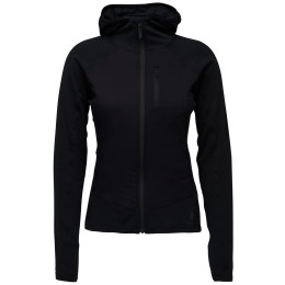 Veste polaire fonctionnelle femme Black Diamond W Coefficient Lt Hybrid Hoody vert Black