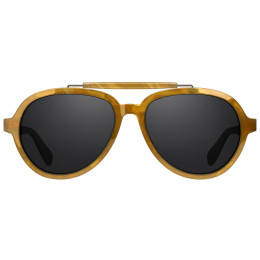 Lunettes soleil Vallon Ella doré Horn