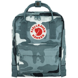 Sac à dos urbain Fjällräven Kånken Graphics Mini bleu Nimbus Blue-Hidden Animals