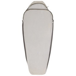 Doublure sac de couchage Sea to Summit Silk Blend Sleeping Bag Liner - Compact Mummy gris clair Moonstruck Grey