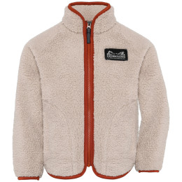 Sweatshirt enfant Didriksons Gibbs Kids Fullzip 2 Beach Beige/Rust beige Beach Beige/Rust