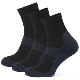 Chaussettes Zulu Merino Allseason 3-pack noir / gris black/grey