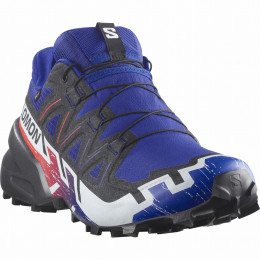 Chaussures homme Salomon Speedcross 6 Gore-Tex Equipe bleu / rouge Surf The Web / Fiery Red / White