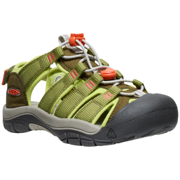 Sandales enfant Keen Newport Boundless JR vert clair dark olive/scarlet ibis