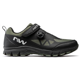 Chaussures vélo homme Northwave Corsair noir/vert Black/Forest green