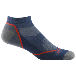 Chaussettes homme Darn Tough Light Hiker No Show Lightweight With Cushion bleu / gris denim