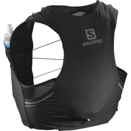 Gilet course Salomon Sense Pro 5 With Flasks vert black