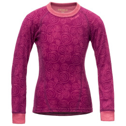T-shirt fonctionnel enfant Devold Active Kid Shirt rose plum