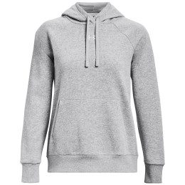 Sweat-shirt femme Under Armour Rival Fleece Hoodie girs Mod Gray Light Heather / / White