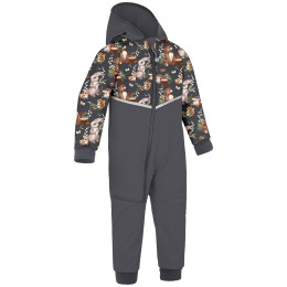 Combinaison enfant Unuo Batolecí softshellová kombinéza Fleec brun