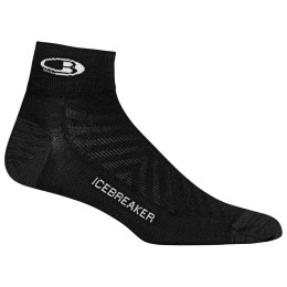 Chaussettes homme Icebreaker Men Run+_Ultralight Mini vert black/snow