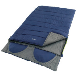 Sac de couchage - couverture Outwell Contour Lux Double bleue Imperial Blue