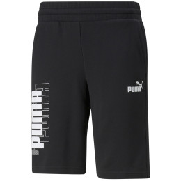 Short homme Puma Power Logo Shorts 10"" TR vert black