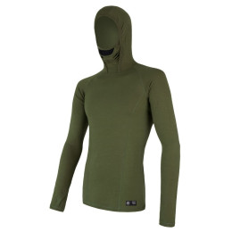 T-shirt fonctionnel homme Sensor Merino DF à manches longues avec capuche
