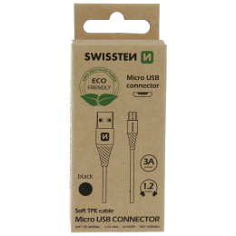 Câble données et chargement Swissten USB/MICRO USB
