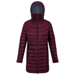 Manteau d'hiver femme Regatta Andel III rouge foncé Burgundy(Seal Grey)