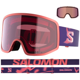 Masques ski Salomon Sentry Pro S Sigma +1 Lens rose clair Sun Kissed Coral