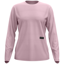T-shirt fonctionnel femme Ortovox 185 Merino Patch Long Sleeve rose Dawn Rose