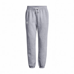 Pantalon de survêtement femmes Under Armour Essential Fleece Joggers gris claire ModGrayLightHeather/White