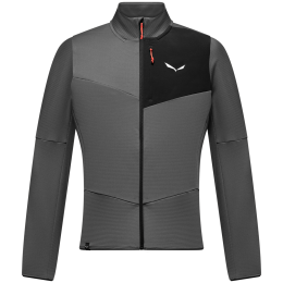Sweatshirt fonctionnel homme Salewa Ortles Fleece Fz M gris onyx/0910