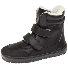 Chaussures barefoot pour enfant Beda Just Black Black noir black