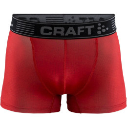 Caleçons fonctionnels homme Craft Greatness 3" rouge / noir Canyon
