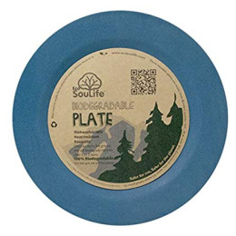 Assiette EcoSouLife Side Plate bleue Navy