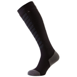 Chaussettes imperméables SealSkinz MTB Thin Knee vert Black/Anthracite/Charcoal