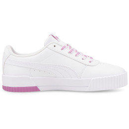 Chaussures femme Puma Carina Logomania blanc / rose white