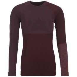 T-shirt femme Ortovox 230 Merino Competition LS W bordeau Darkwineblend