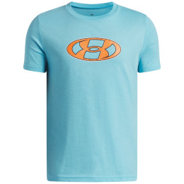 T-shirt fonctionnel enfant Under Armour UA B Mesh Lockertag SS Fresco Blue bleu Fresco Blue / / Outrageous Orange