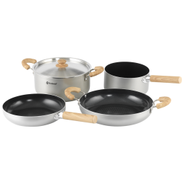 Set de vaisselle Outwell Feast Ceramic Set XL argenté Black & Grey