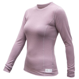 T-shirt technique à manches longues pour femme Sensor Merino DF rose clair mystic violet