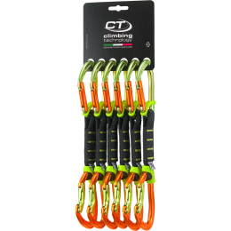 Dégaines Climbing Technology NIMBLE EVO PRO 6pcs Set NY vert / orange