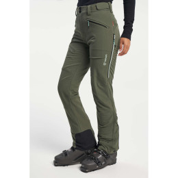 Pantalon d'hiver femme Tenson Touring Softshell Pant vert foncé Dark Khaki