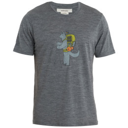 T-shirt homme Icebreaker M Mer 150 Tech Lite II SS Tee Tech Head girs Gritstone Hthr